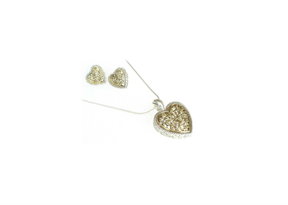 Dual Tone Plated | Fashion Pendant Sets